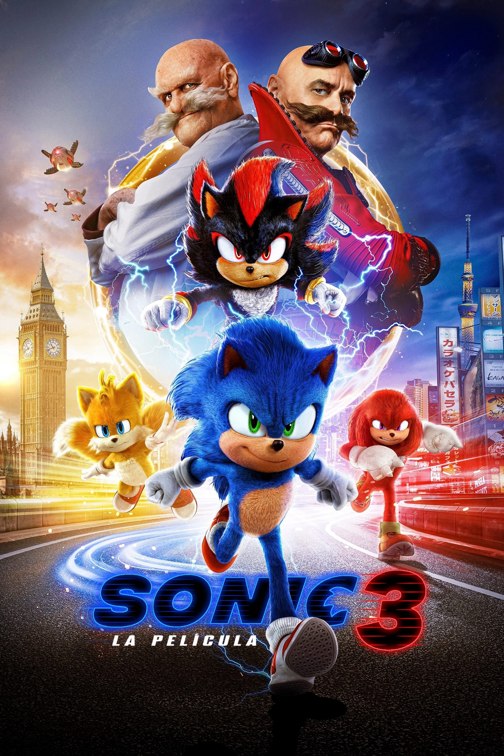 Poster de SONIC 3: LA PELÍCULA