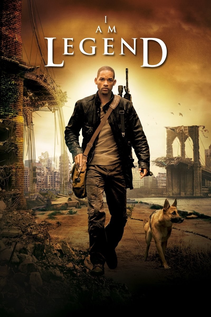 Poster de SOY LEYENDA en inglés