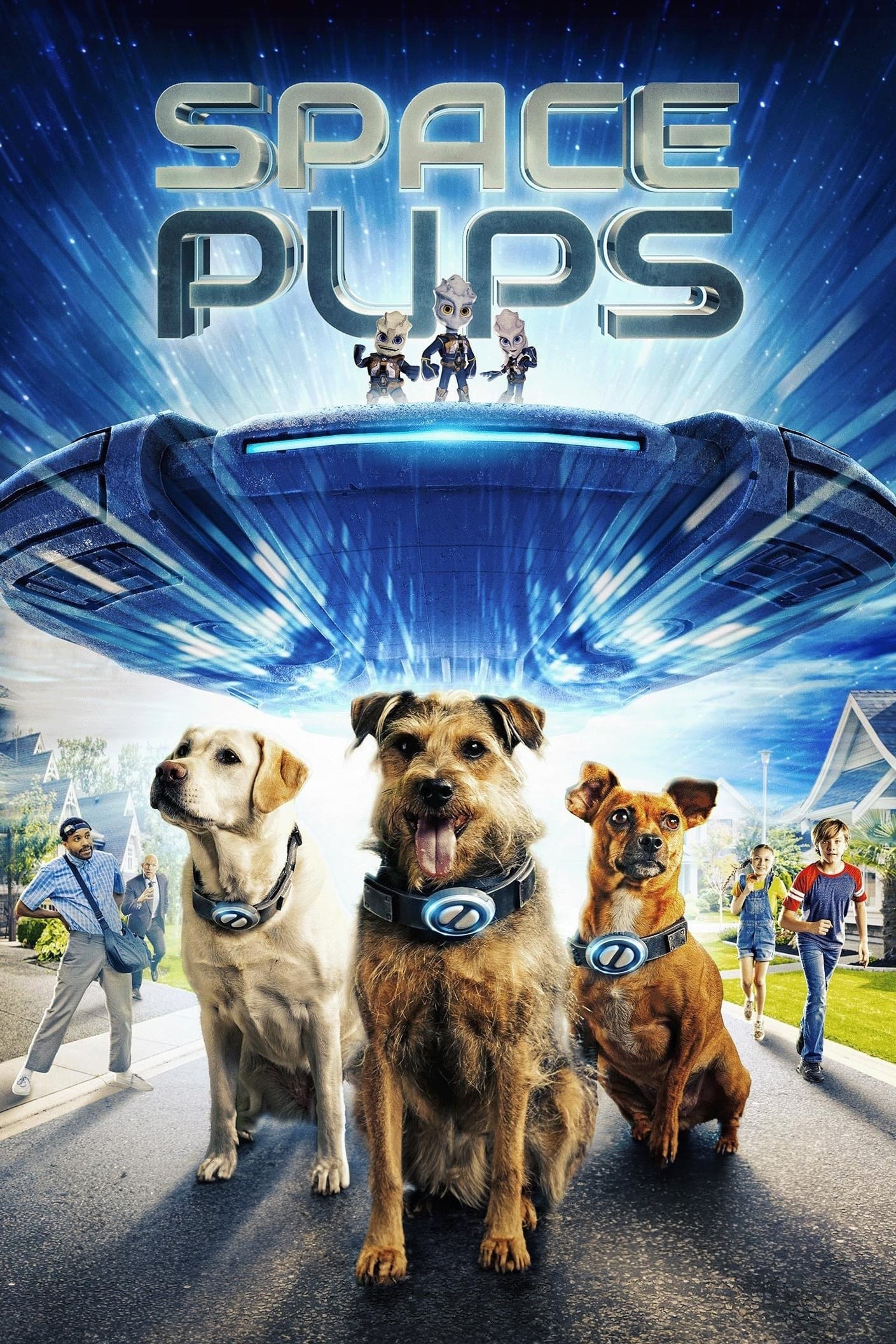 Poster de CACHORROS ESPACIALES en inglés