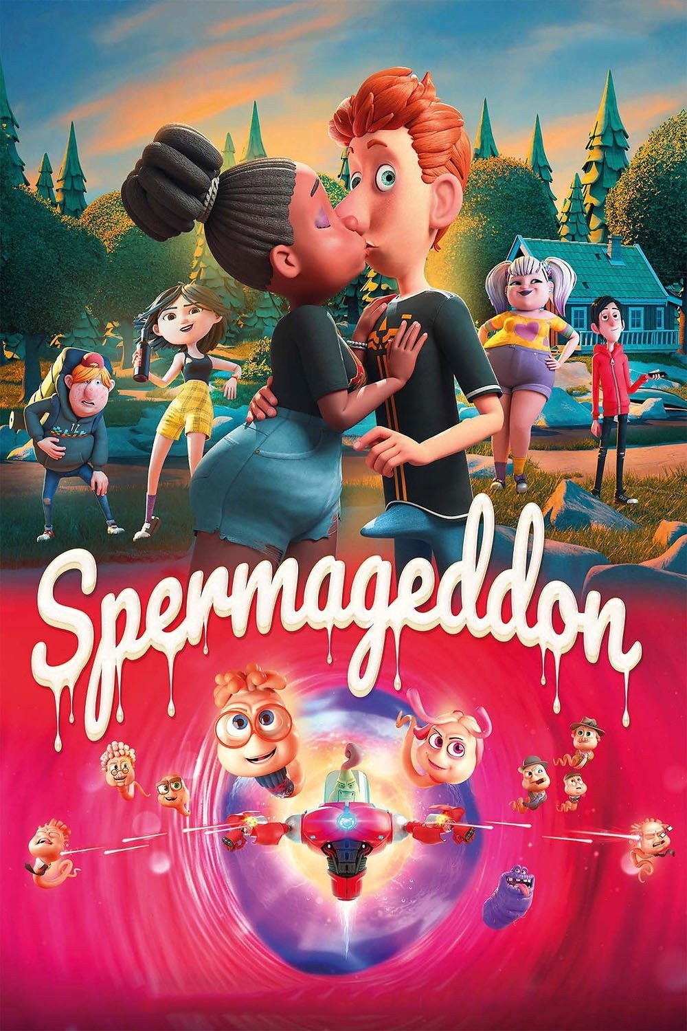 Poster de SPERMAGEDDON en inglés