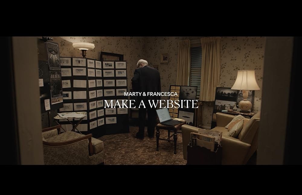 Poster de SQUARESPACE: MARTY & FRANCESCA MAKE A WEBSITE