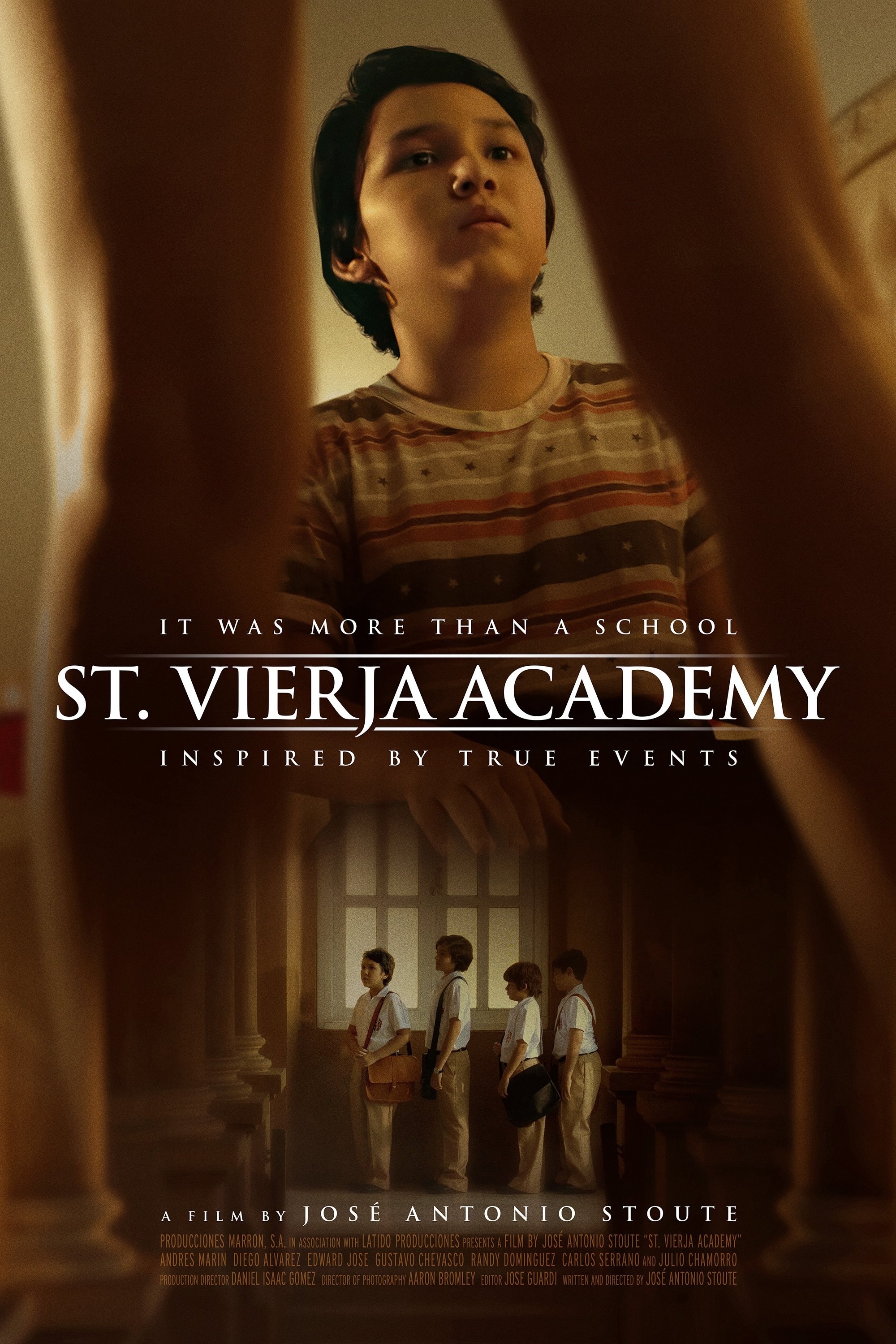 Poster de ST. VIERJA ACADEMY en inglés