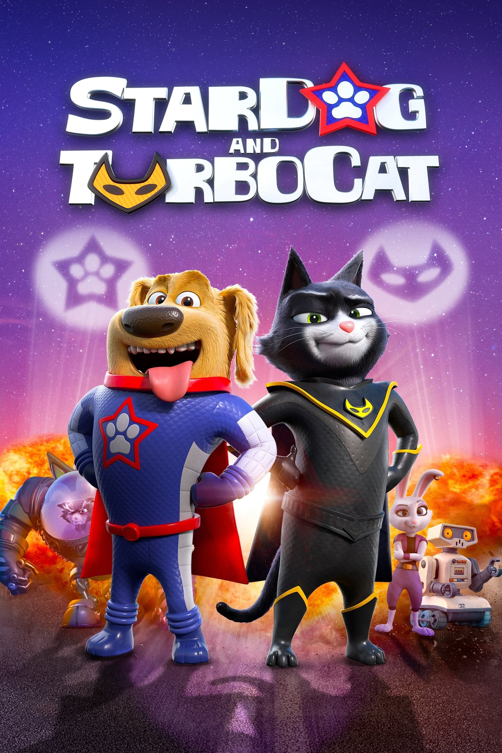 Poster de STARDOG Y TURBOCAT en inglés