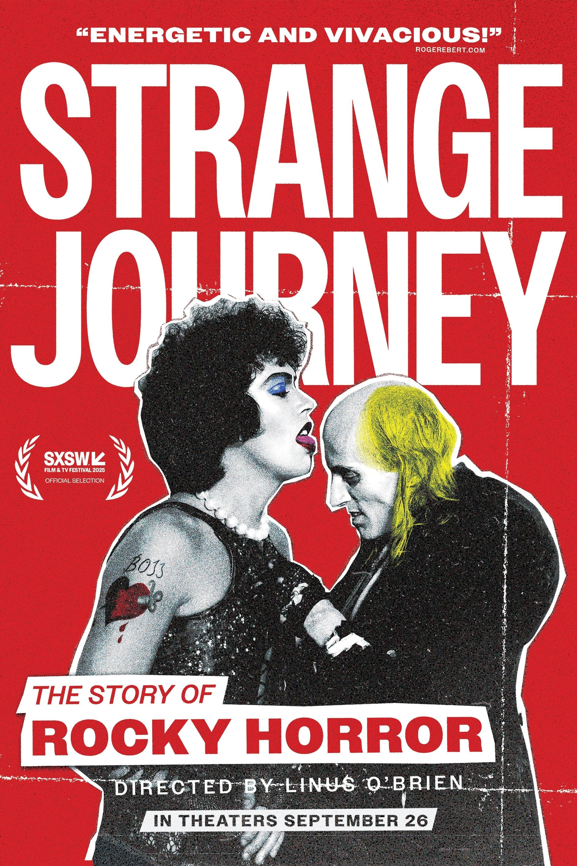 Poster de STRANGE JOURNEY: THE STORY OF ROCKY HORROR en inglés