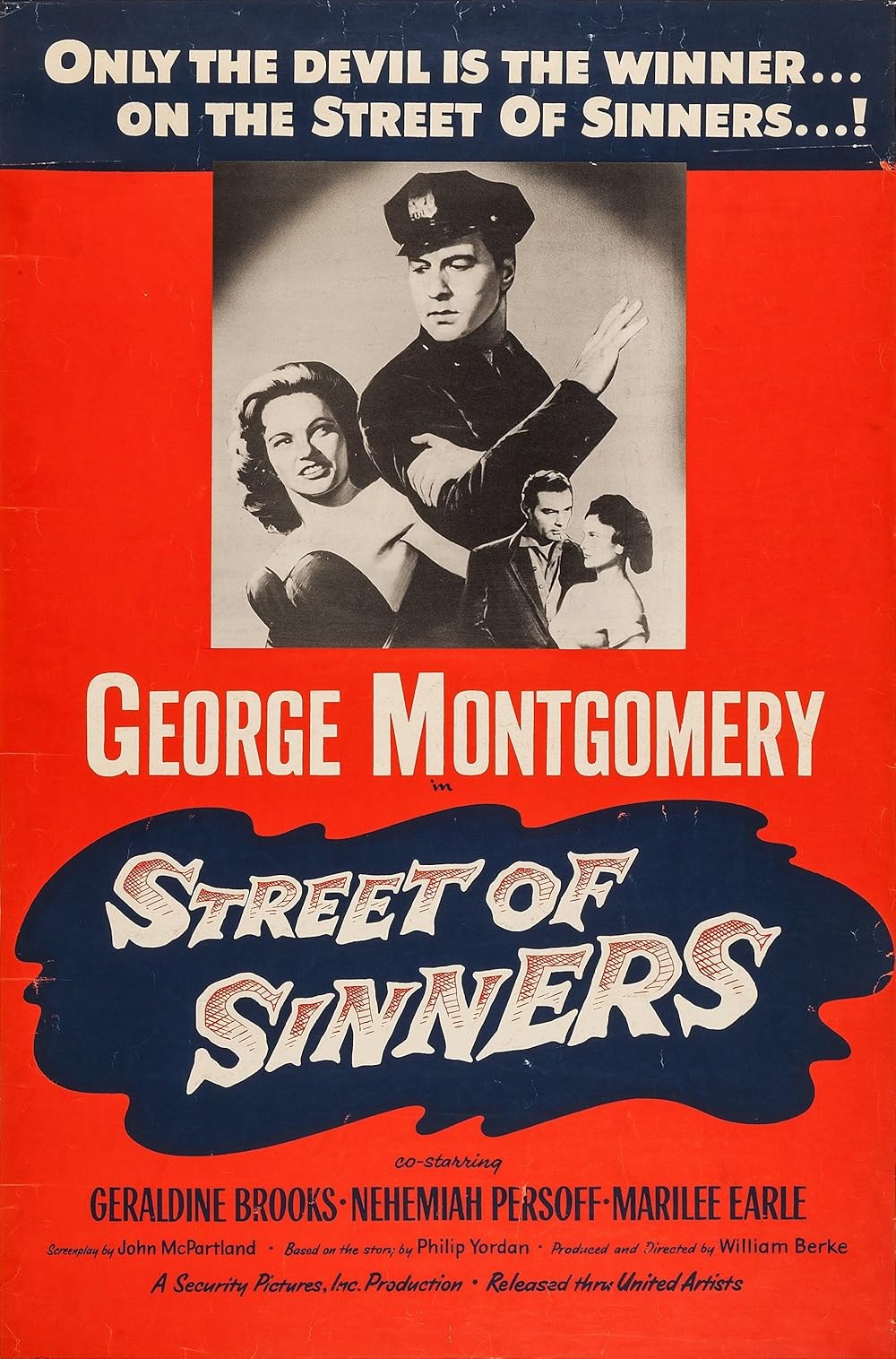 Poster de STREET OF SINNERS