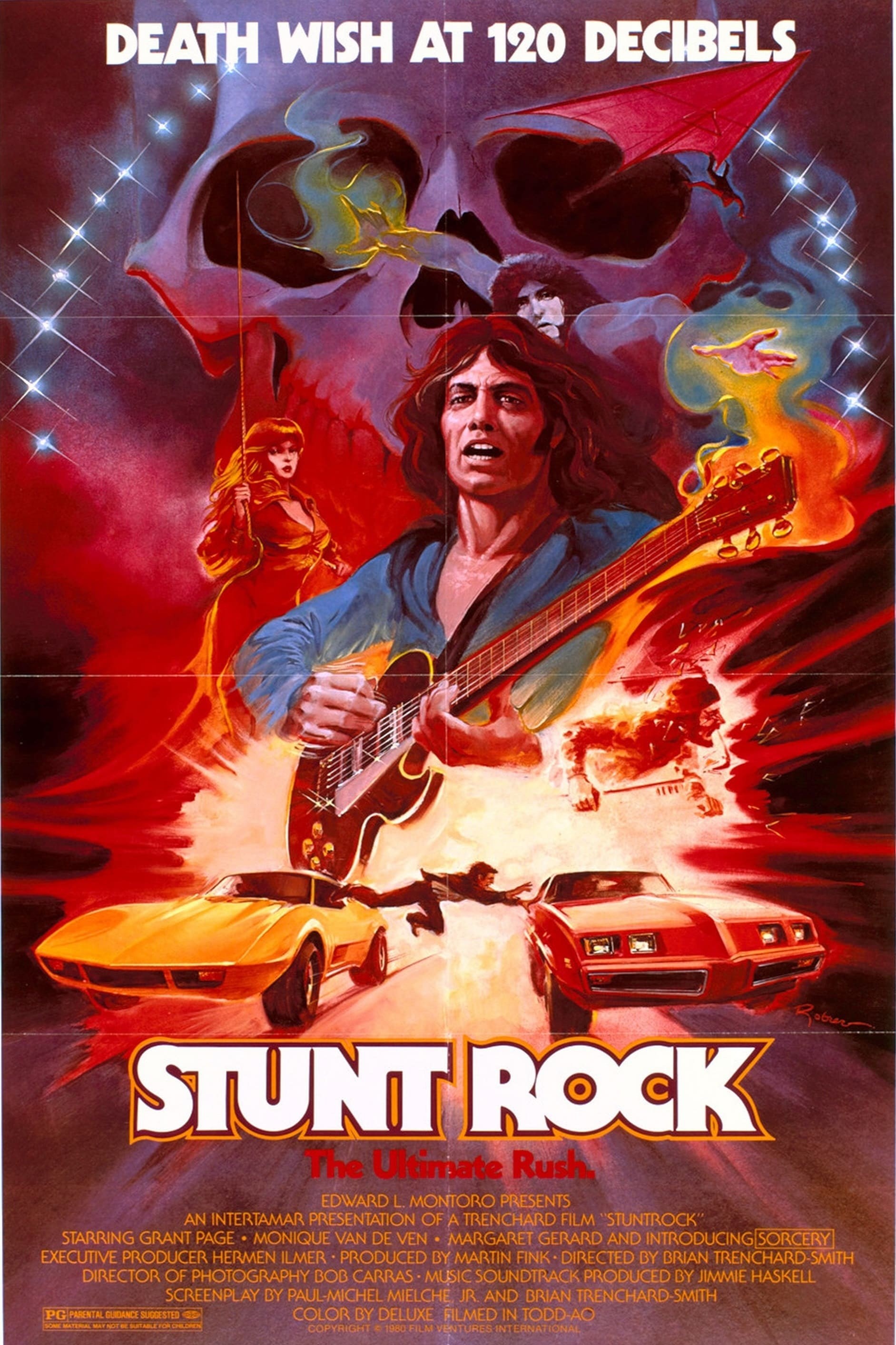 Poster de STUNT ROCK en inglés