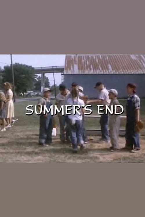 Poster de SUMMER'S END en inglés
