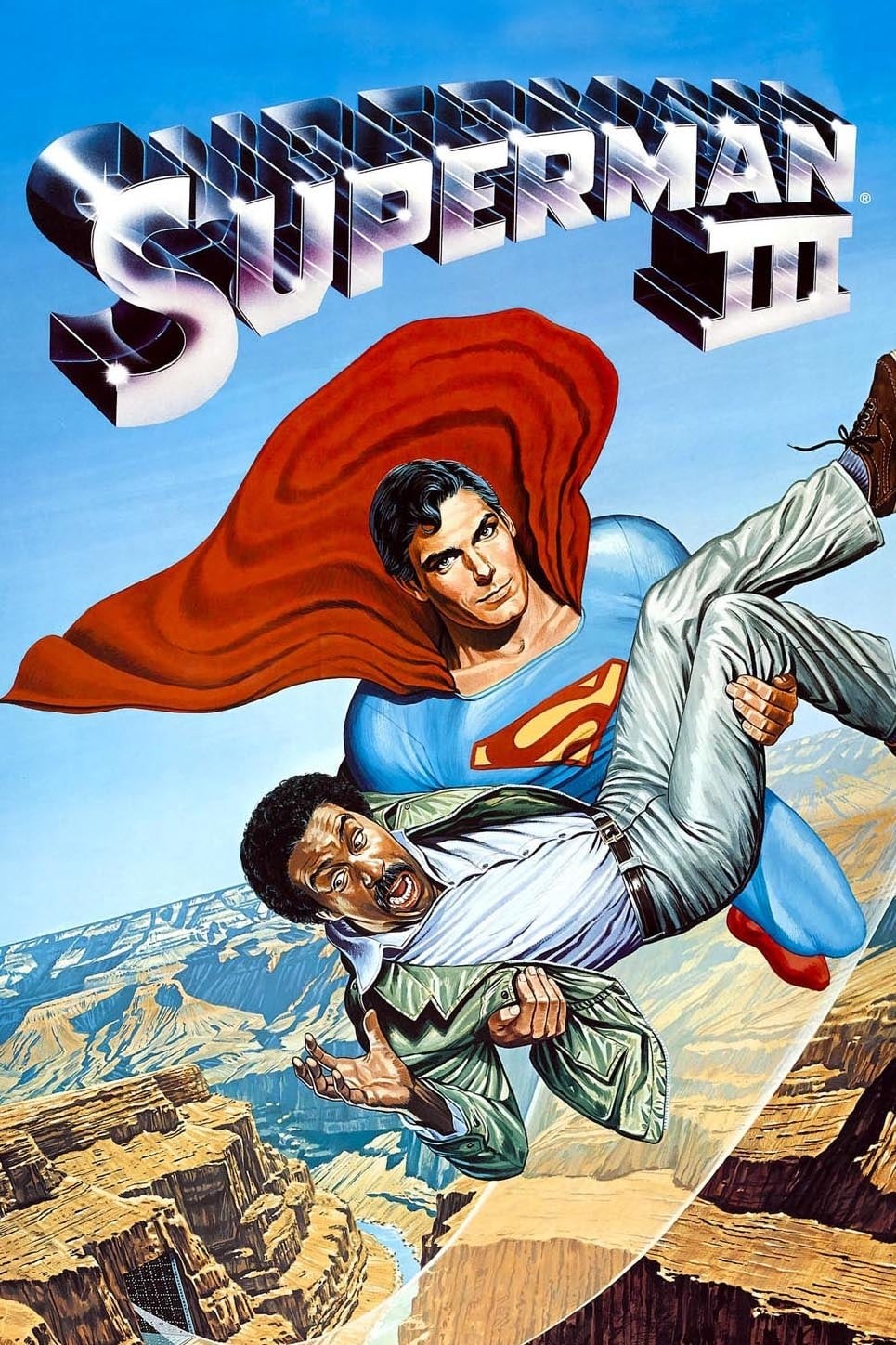 Poster de SUPERMAN III en inglés