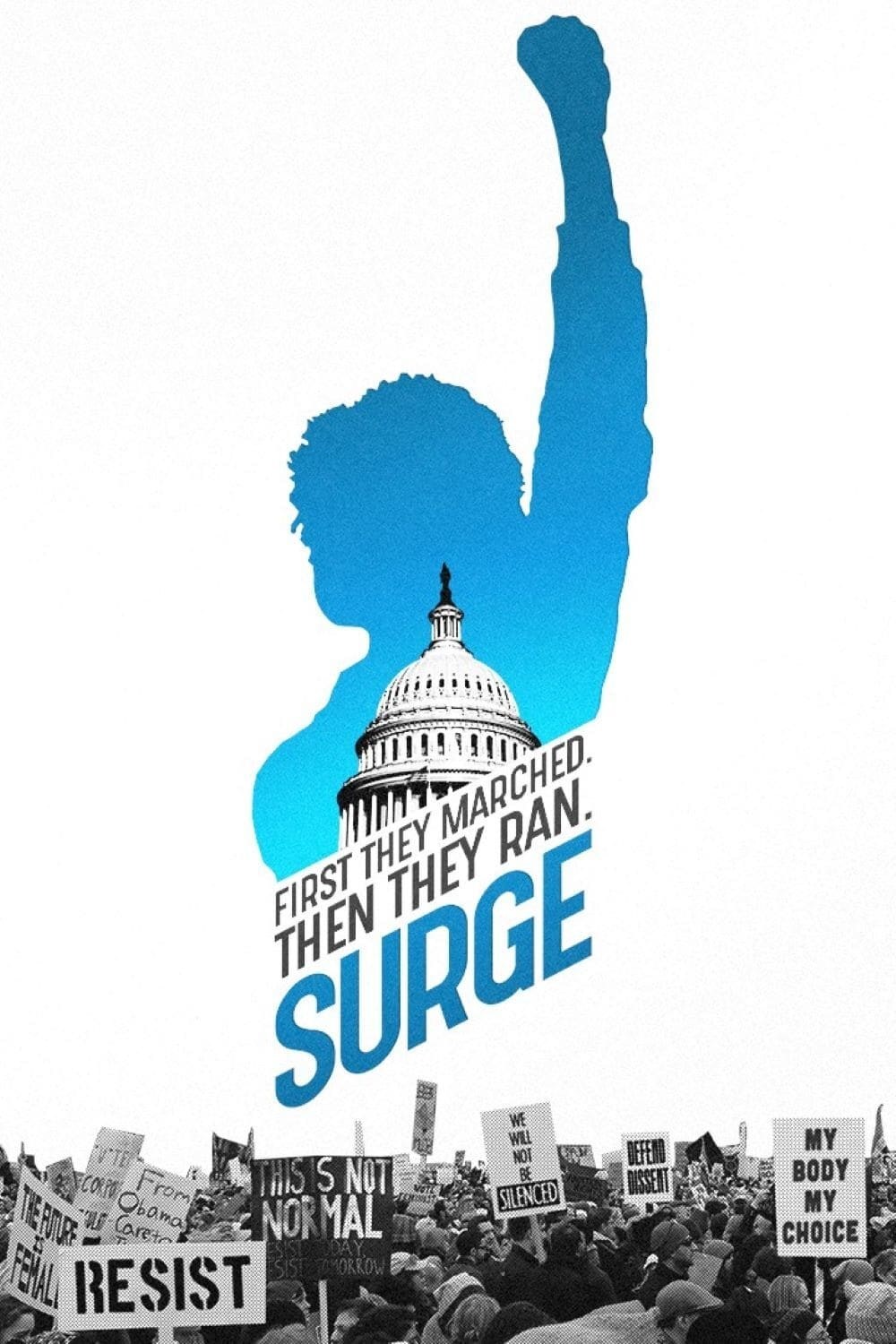 Poster de SURGE en inglés