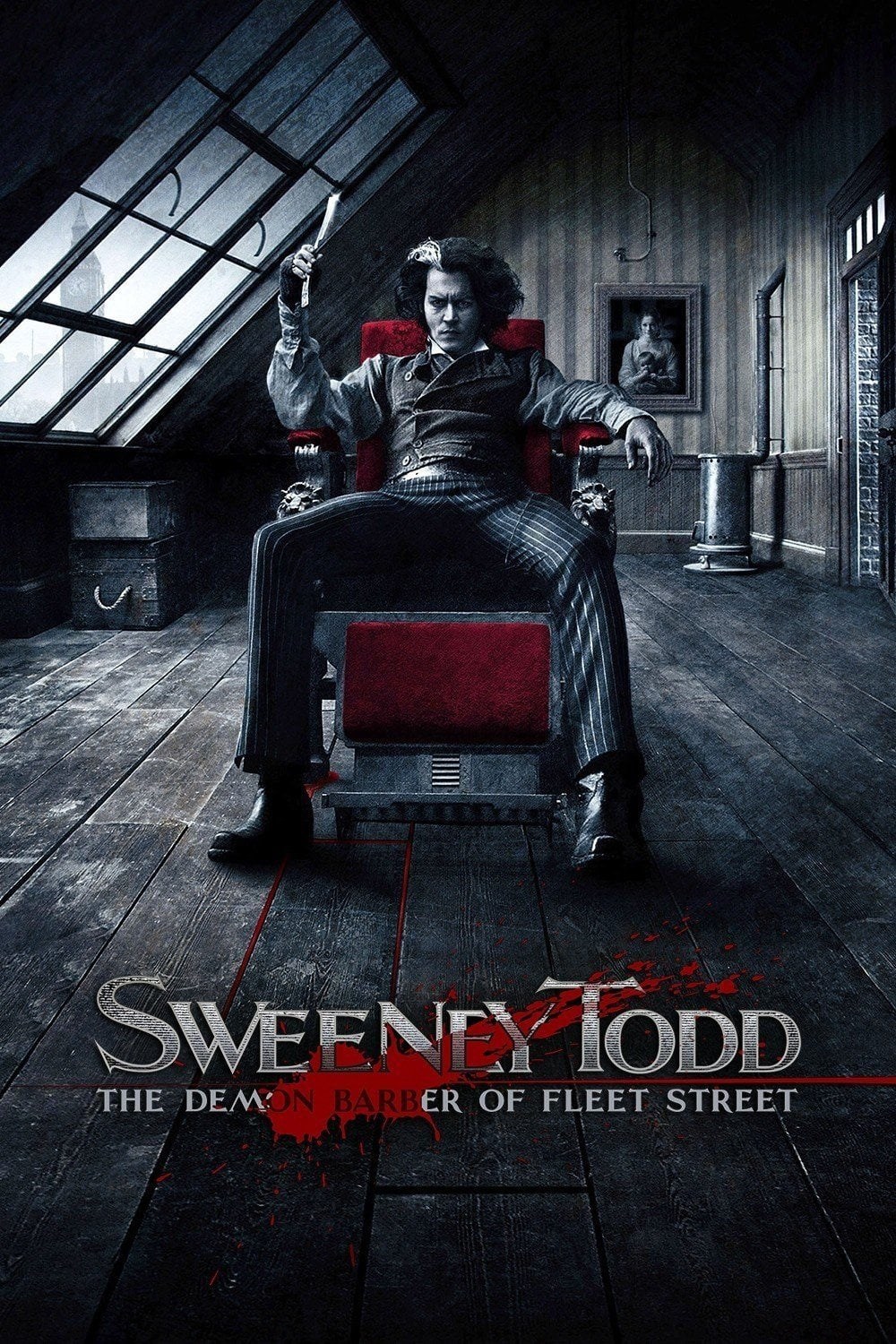 Poster de SWEENEY TODD: EL BARBERO DIABÓLICO DE LA CALLE FLEET en inglés
