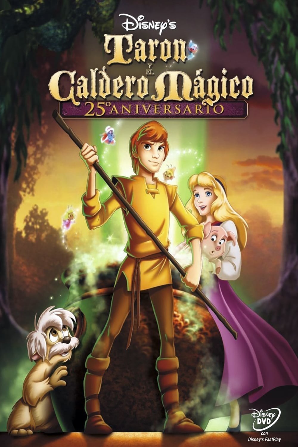 Poster de TARÓN Y EL CALDERO MÁGICO en español