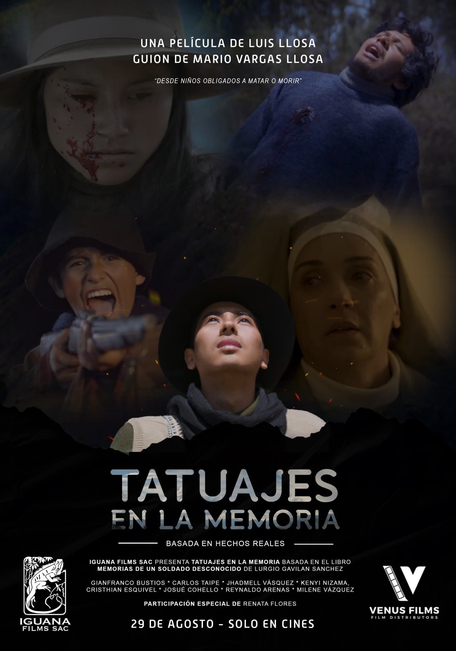 Poster de TATUAJES EN LA MEMORIA en español