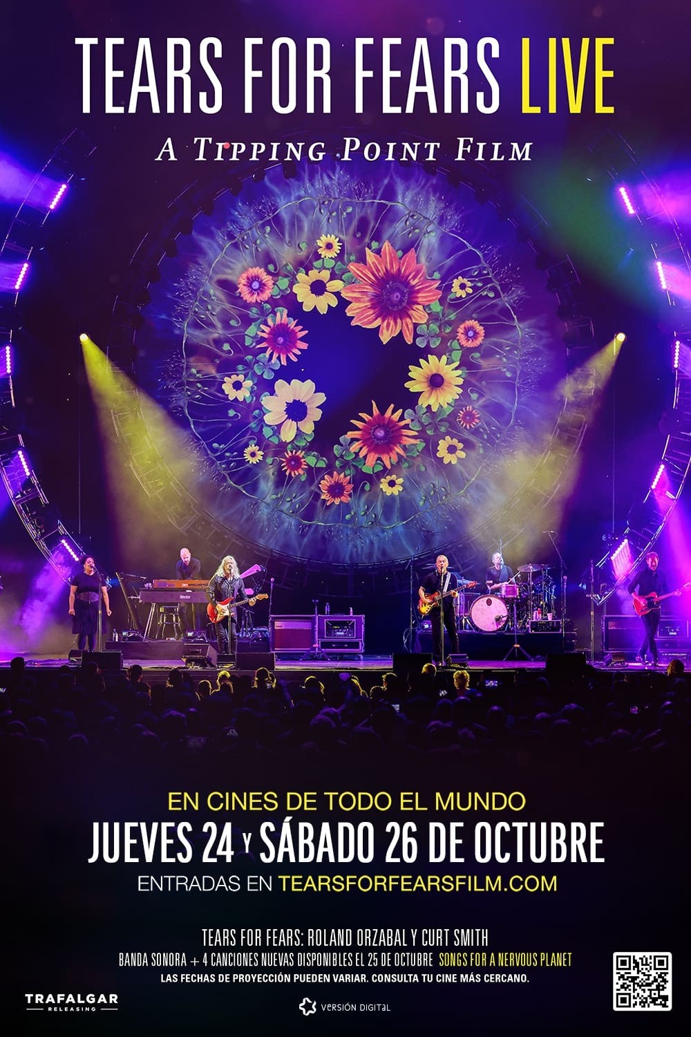 Poster de TEARS FOR FEARS LIVE (A TIPPING POINT FILM) en español