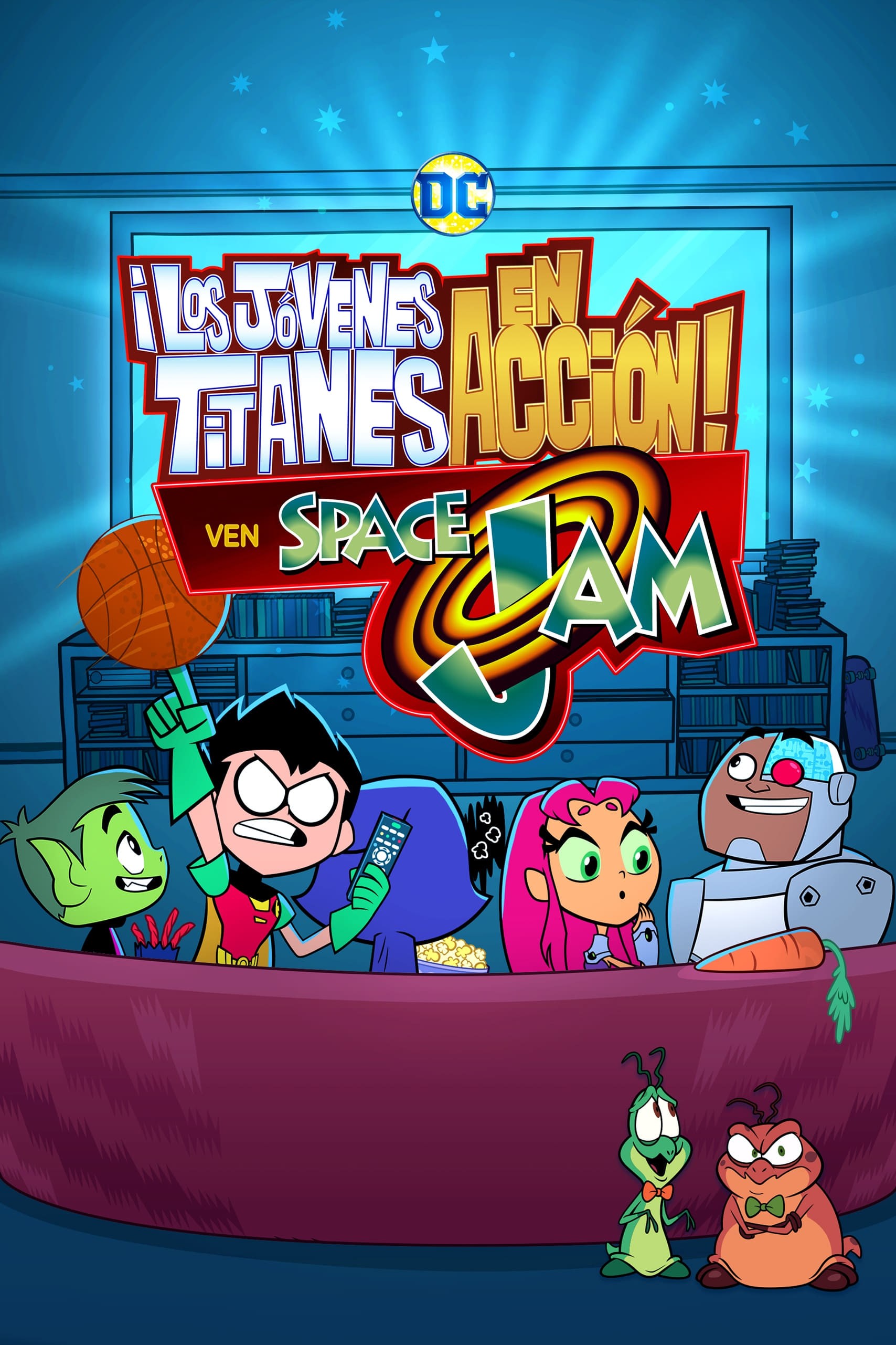 Poster de TEEN TITANS GO! LOS TITANS VEN SPACE JAM en español