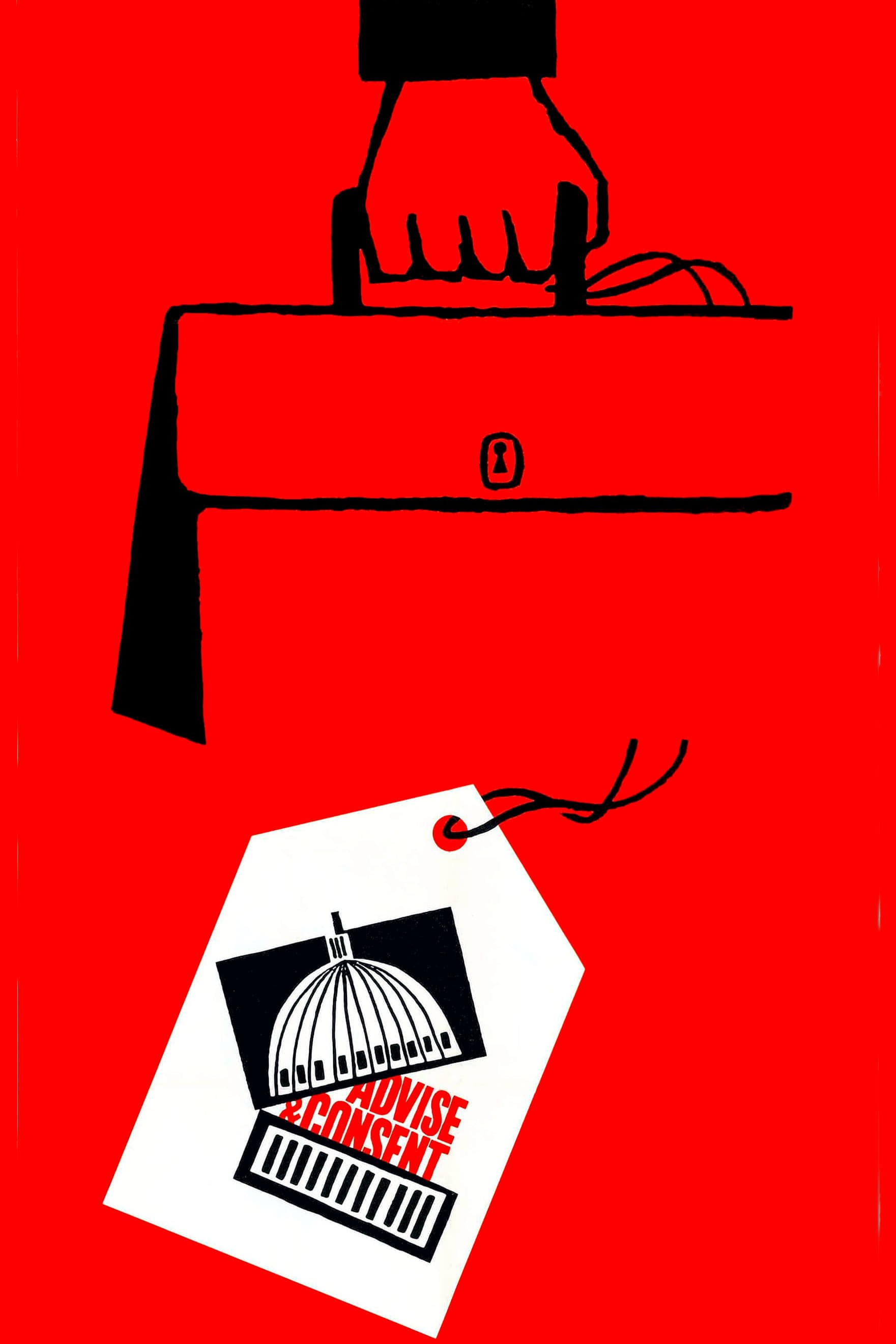 Poster de TEMPESTAD SOBRE WASHINGTON en inglés