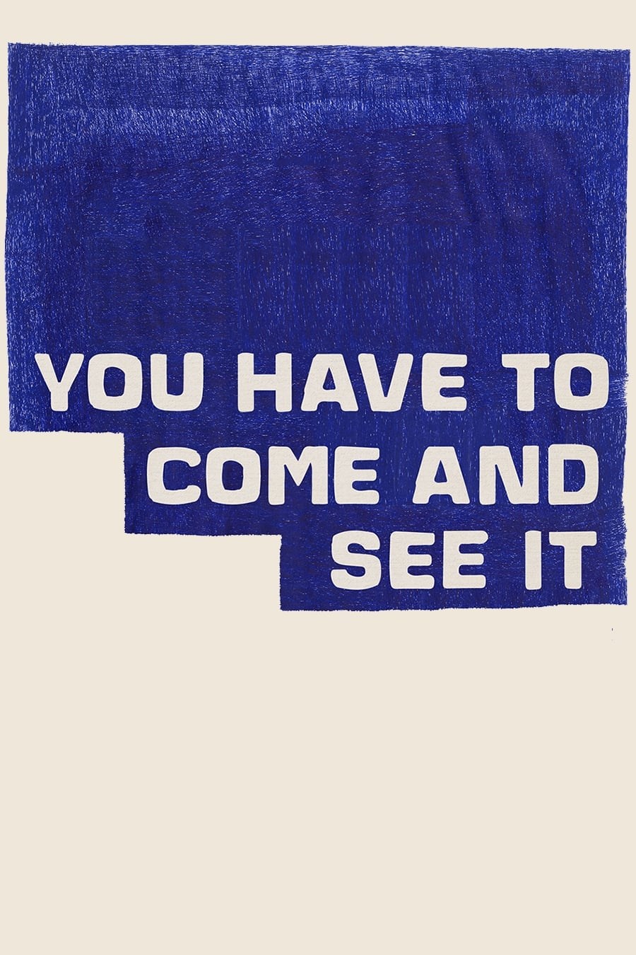 Poster de TENÉIS QUE VENIR A VERLA en inglés