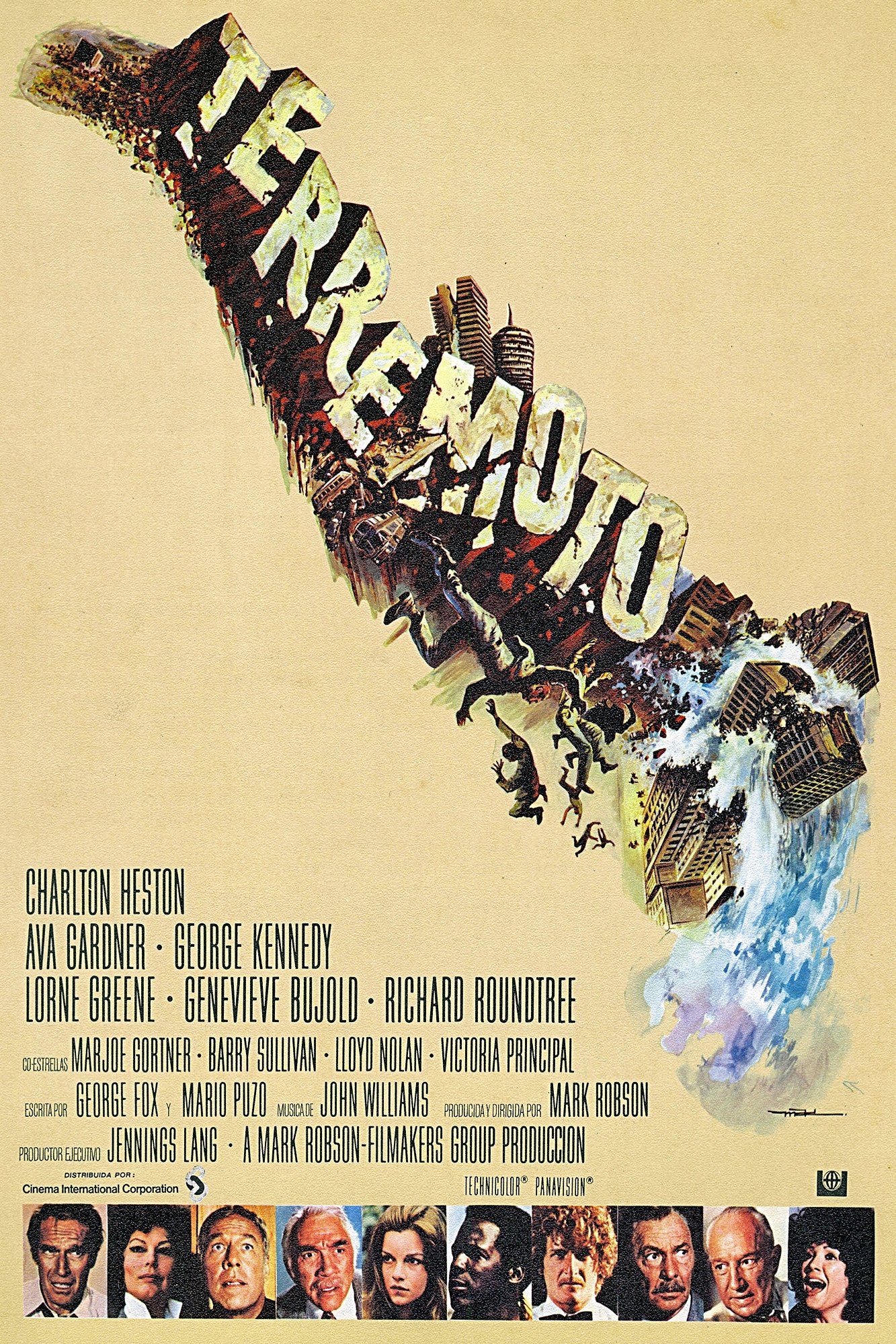Poster de TERREMOTO en español