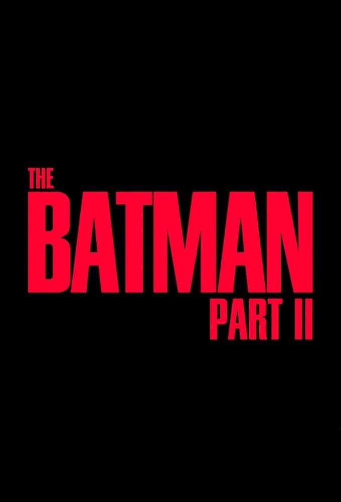 Poster de THE BATMAN 2 en inglés