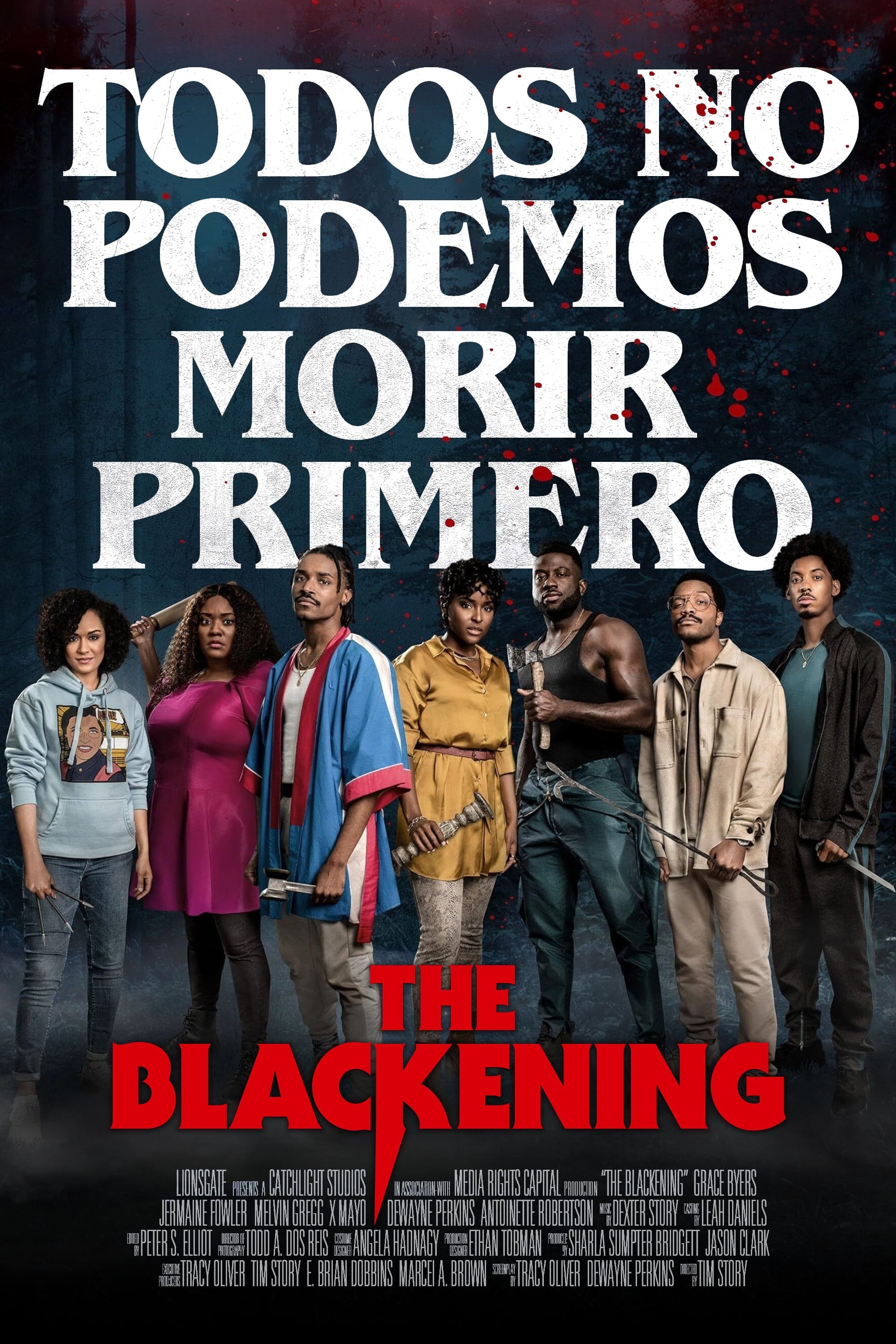 Poster de THE BLACKENING en español