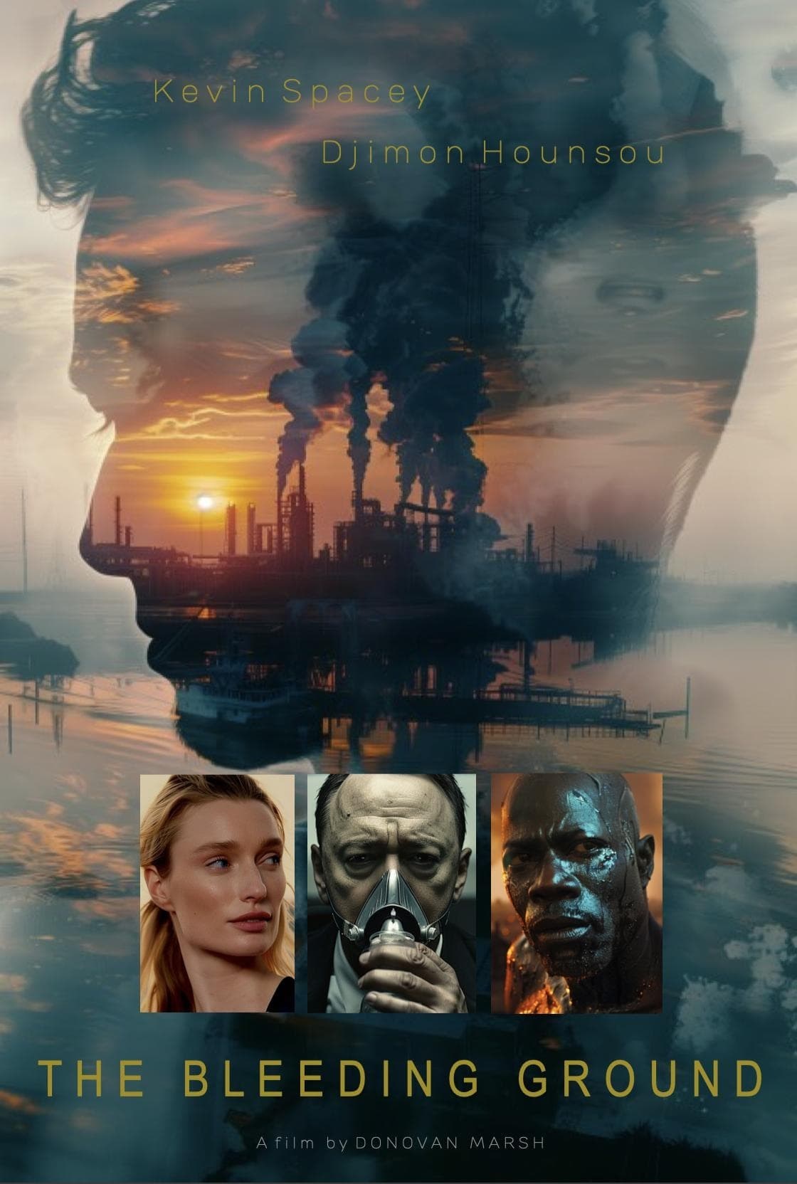 Poster de THE BLEEDING GROUND en inglés