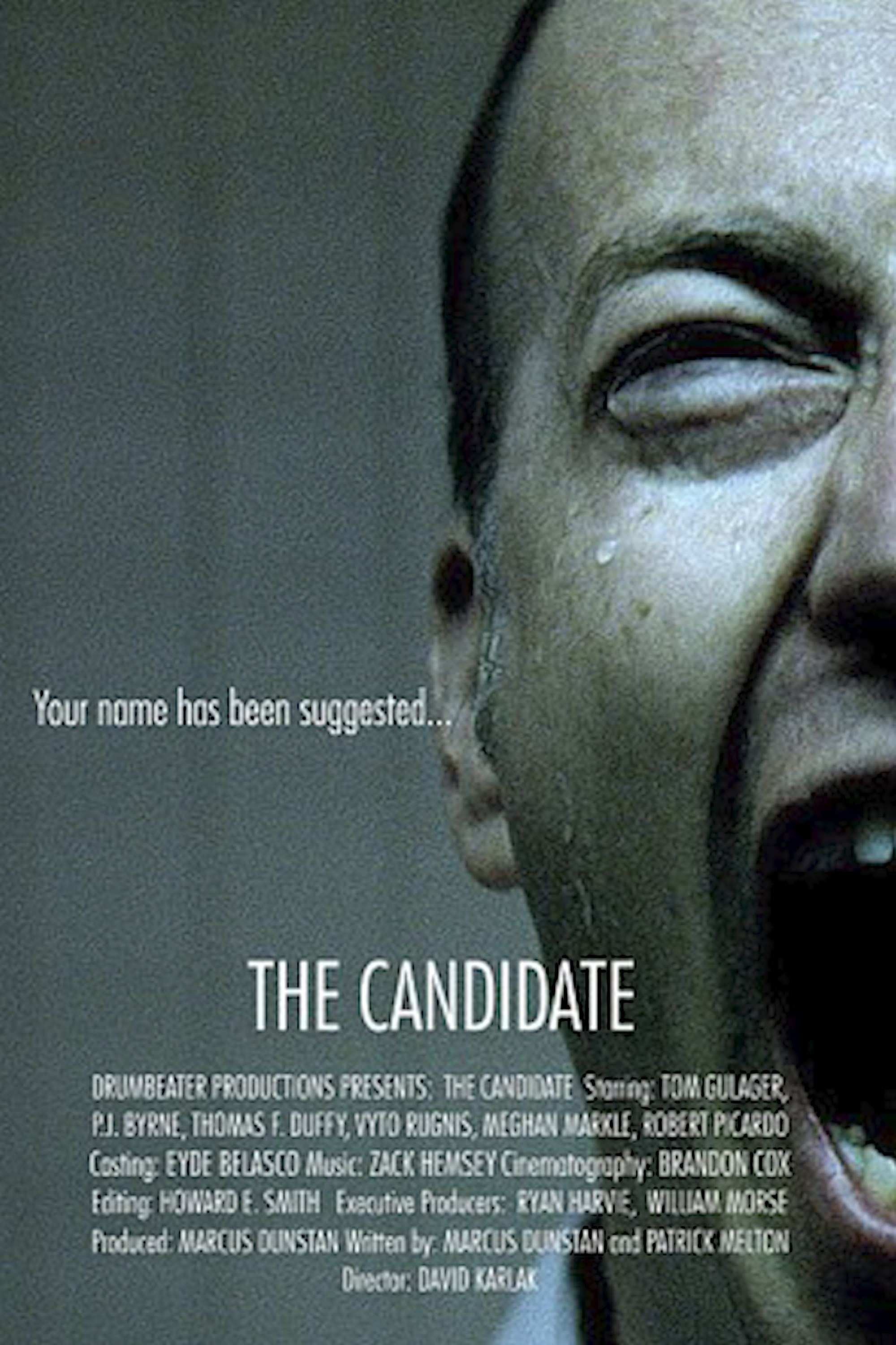 Poster de THE CANDIDATE en inglés