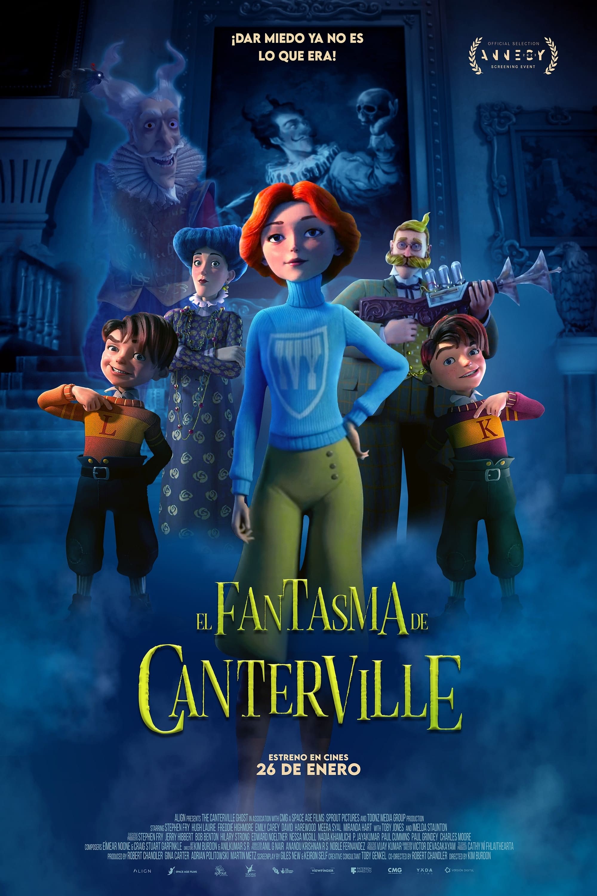 Poster de EL FANTASMA DE CANTERVILLE en español