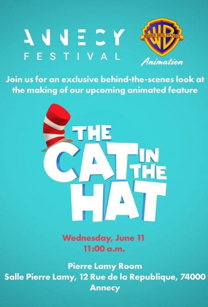 Poster de EL GATO CON SOMBRERO en inglés