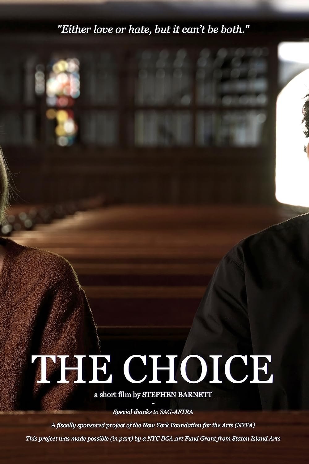 Poster de THE CHOICE en inglés