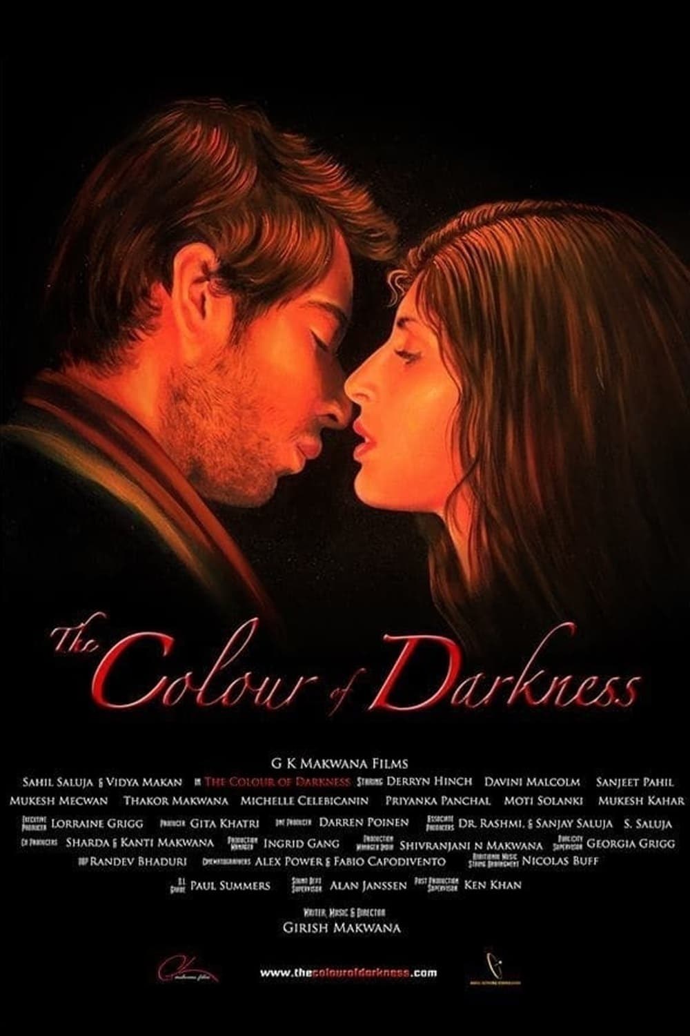 Poster de THE COLOUR OF DARKNESS en inglés