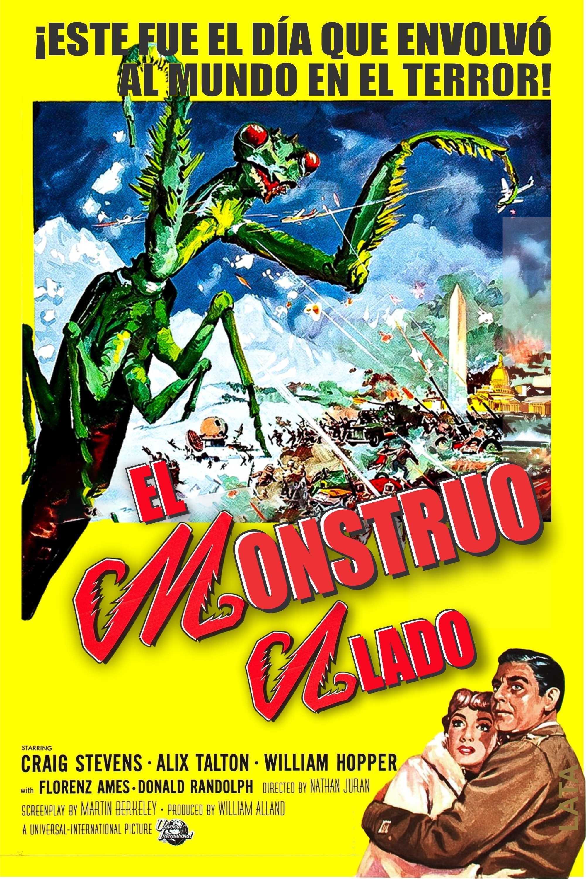Poster de THE DEADLY MANTIS en español