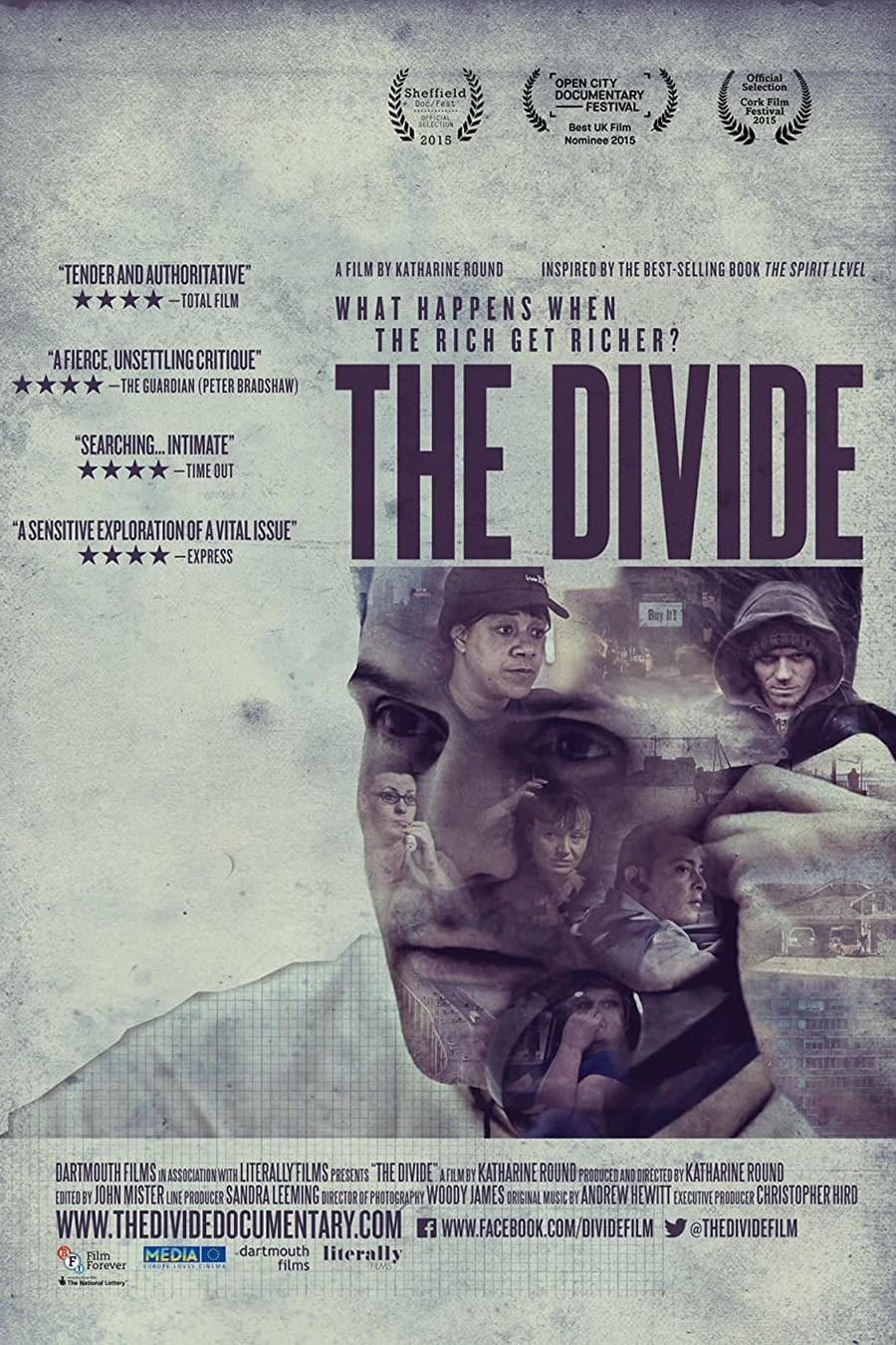 Poster de THE DIVIDE en inglés