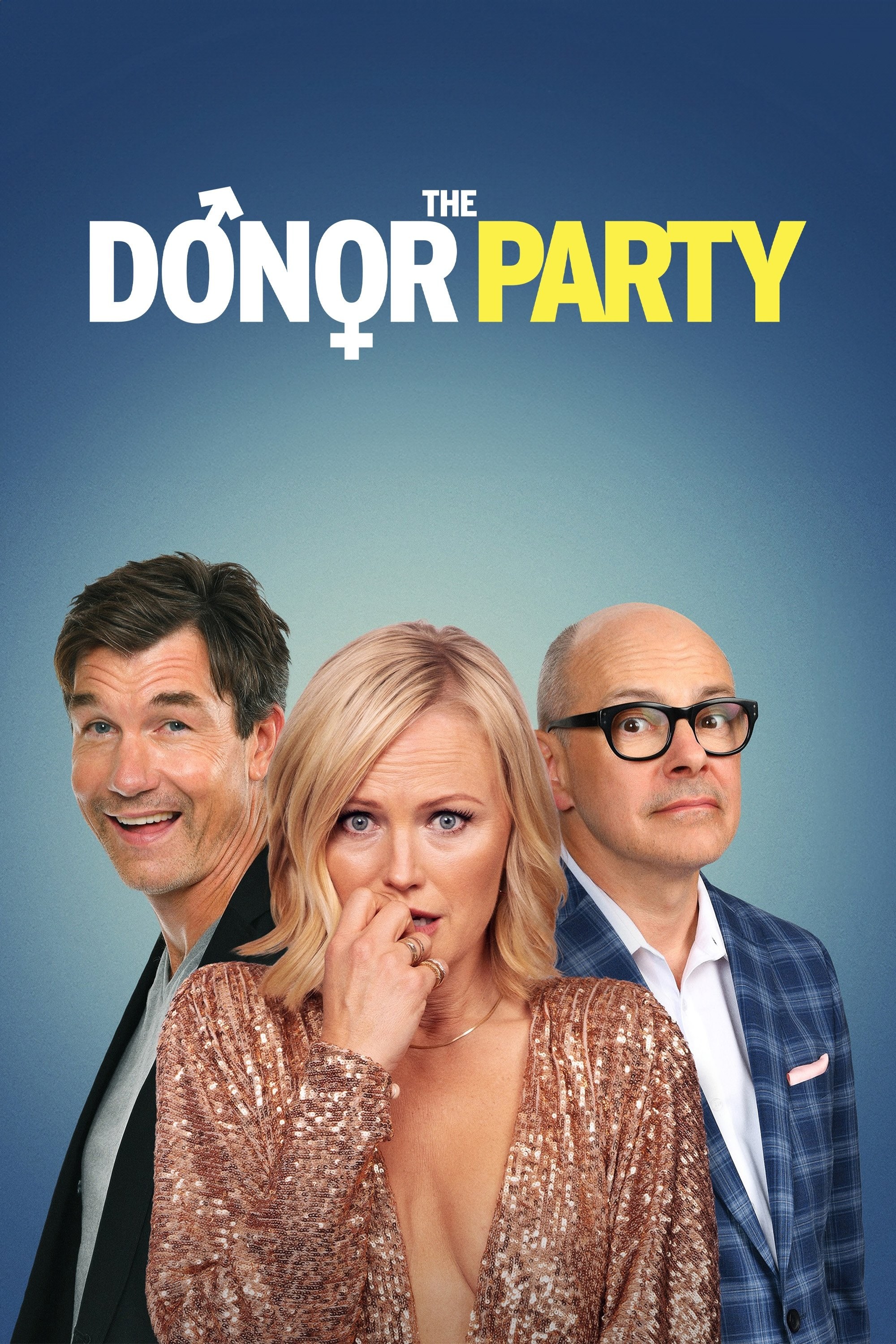 Poster de THE DONOR PARTY en inglés