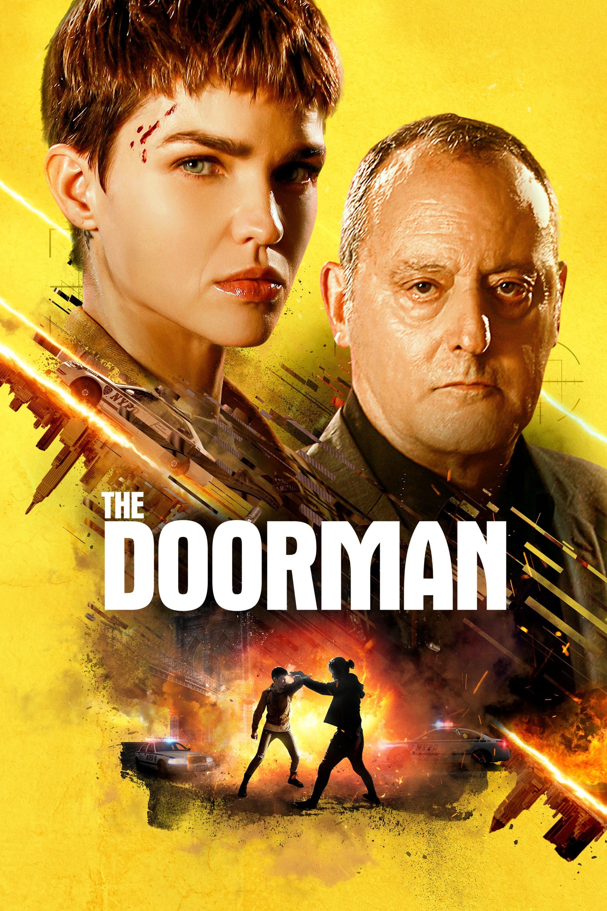 Poster de THE DOORMAN en inglés