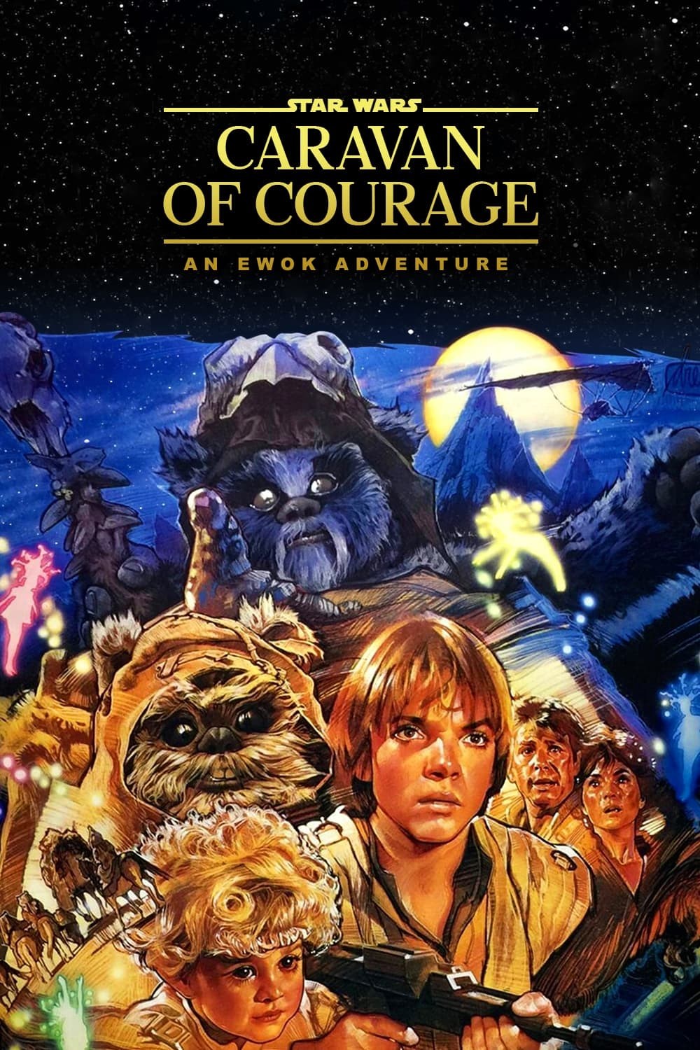 Poster de THE EWOK ADVENTURE en inglés