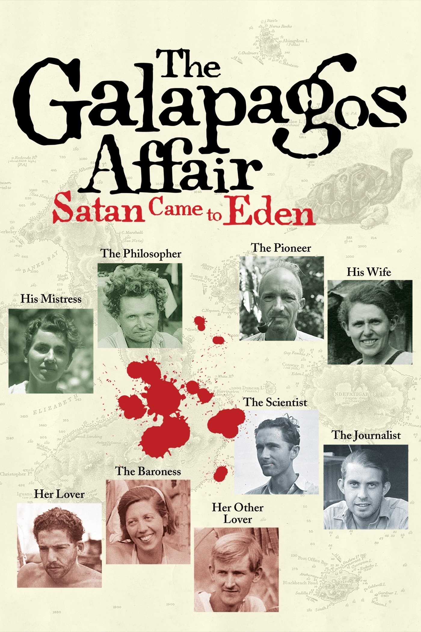 Poster de THE GALAPAGOS AFFAIR: SATAN CAME TO EDEN en inglés