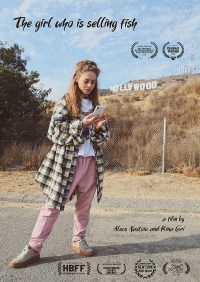 The girl who is selling fish