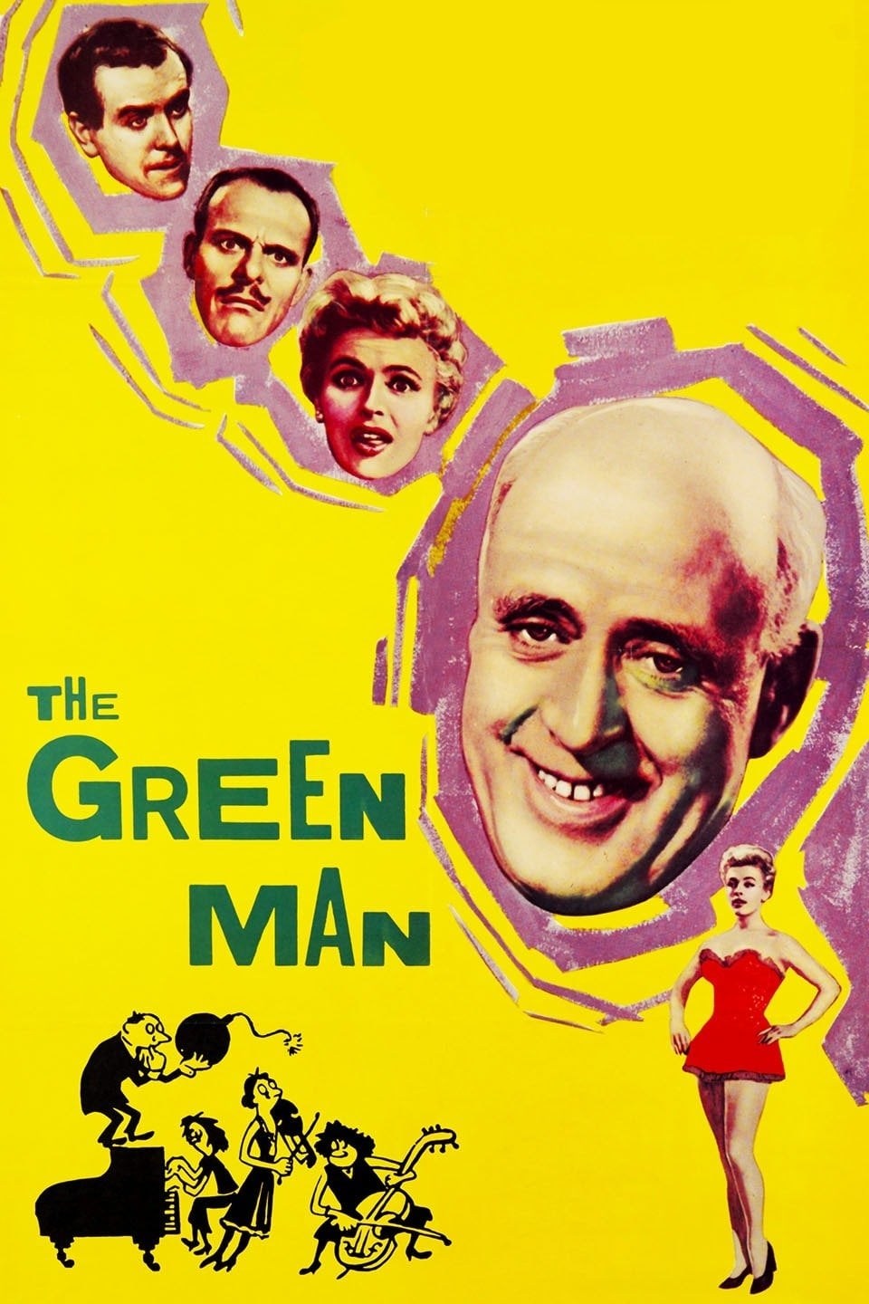 Poster de THE GREEN MAN en inglés