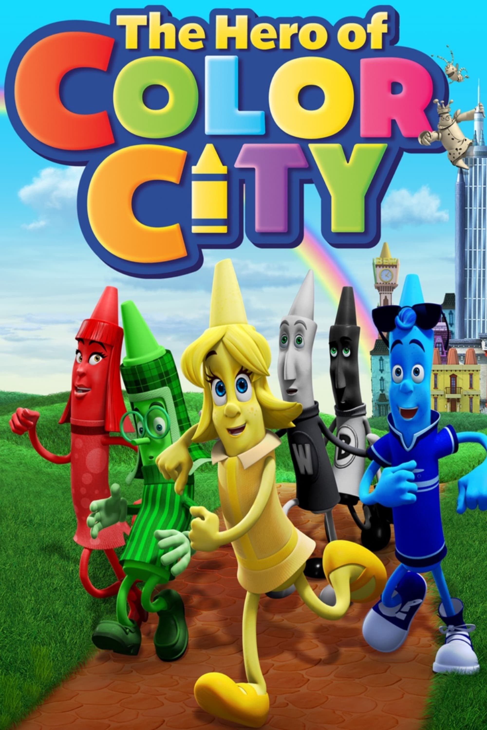 Poster de THE HERO OF COLOR CITY en inglés