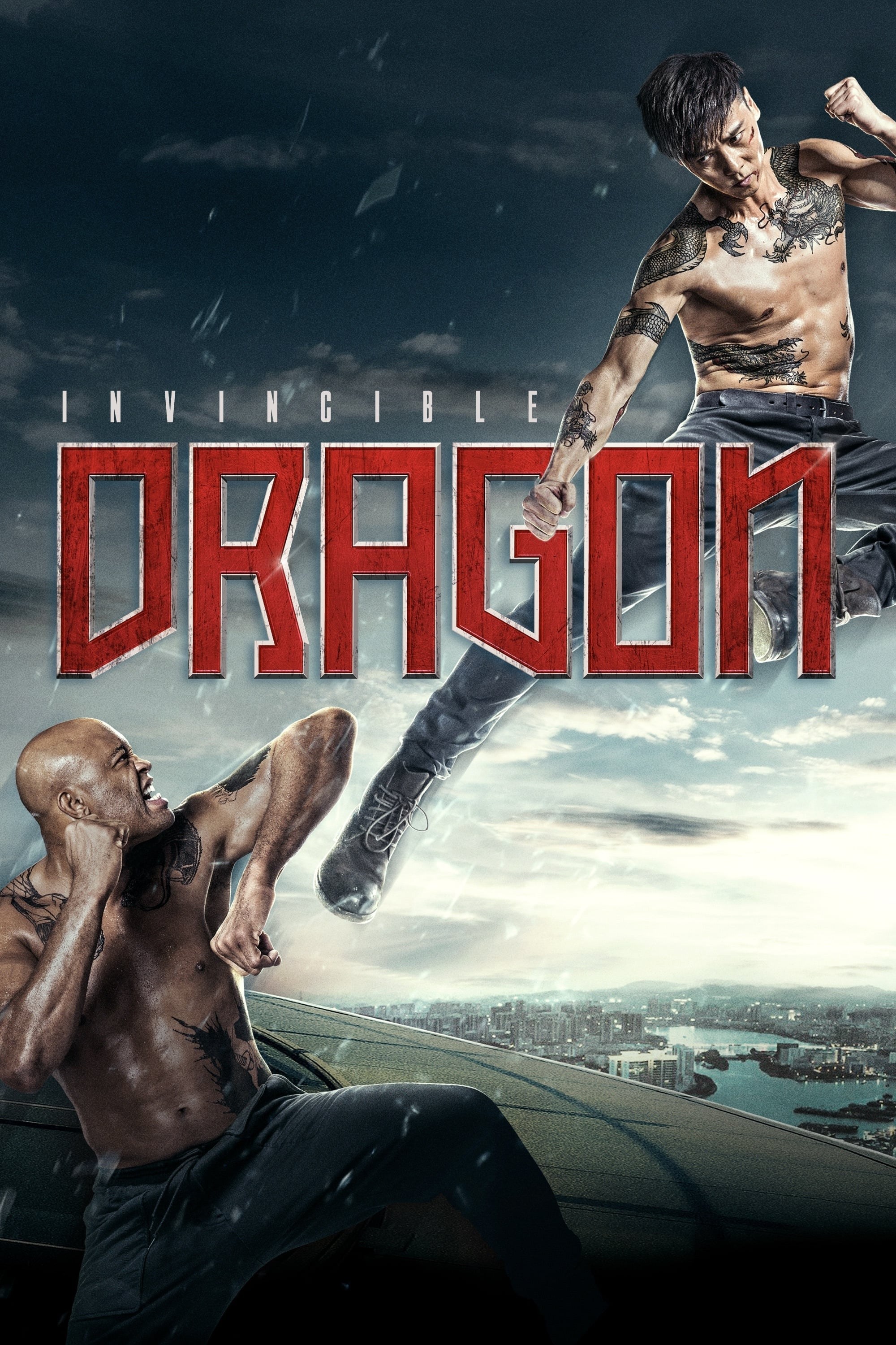 Poster de EL DRAGON INVENCIBLE en inglés