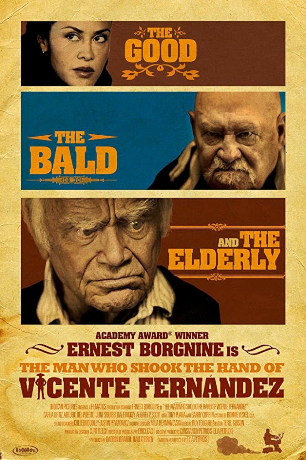 Poster de THE MAN WHO SHOOK THE HAND OF VICENTE FERNANDEZ en inglés