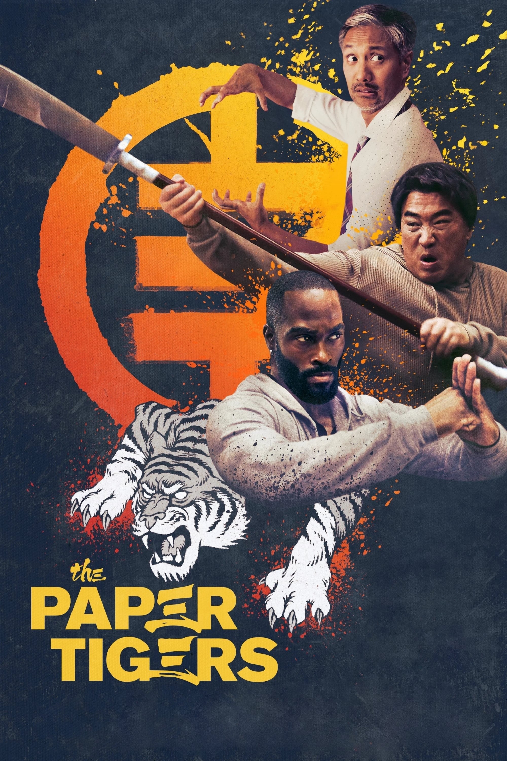 Poster de THE PAPER TIGERS en inglés