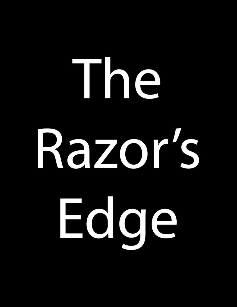 Poster de THE RAZOR'S EDGE