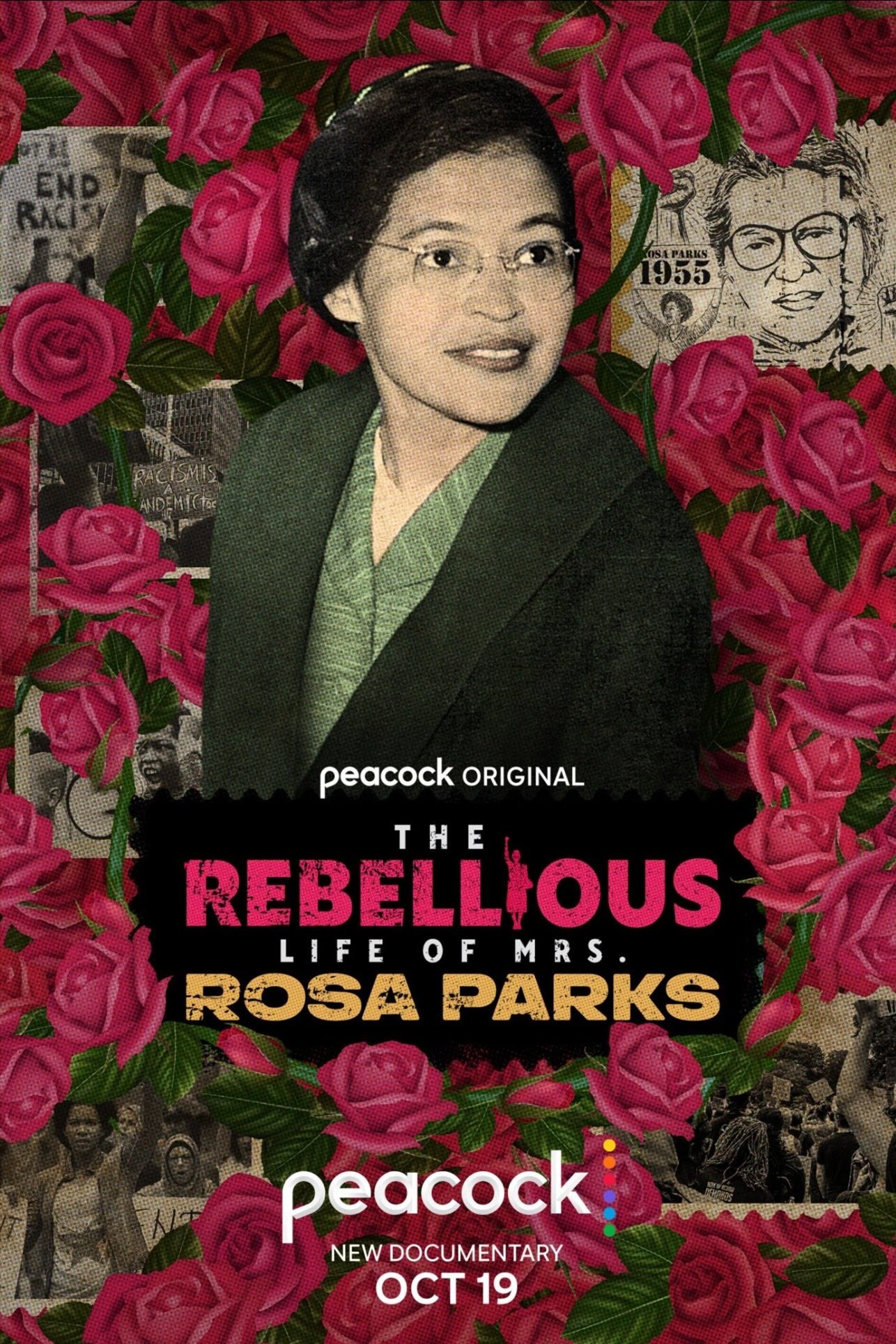 Poster de THE REBELLIOUS LIFE OF MRS. ROSA PARKS en inglés