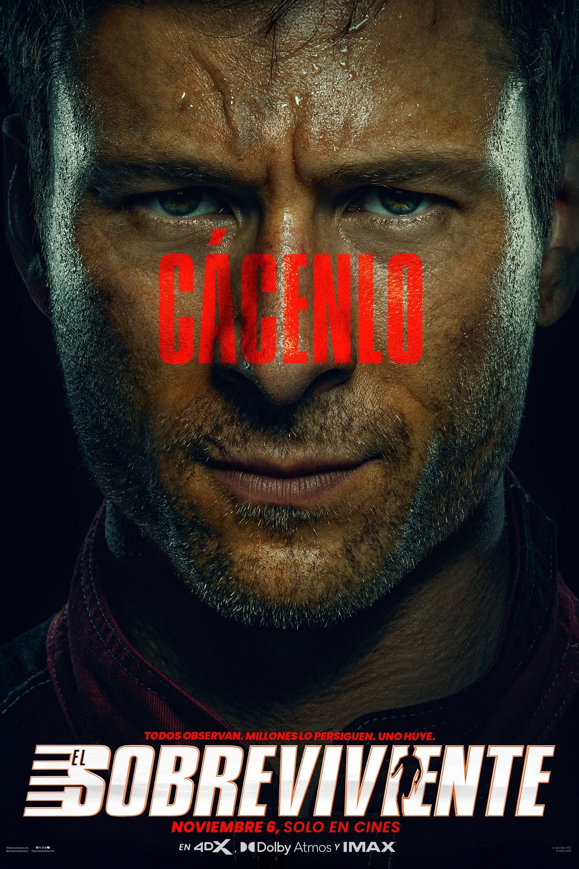 Poster de THE RUNNING MAN en español