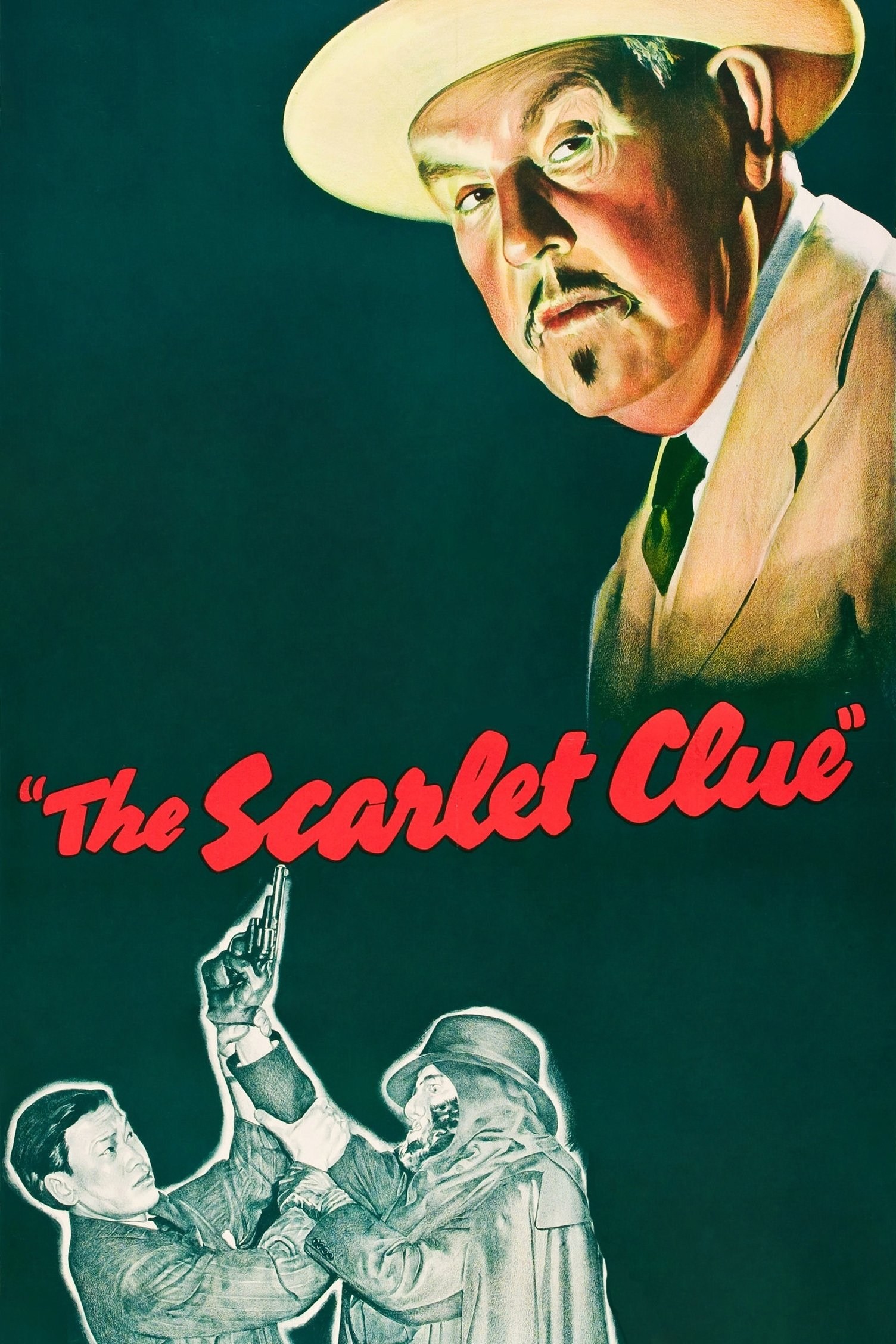 Poster de THE SCARLET CLUE en inglés