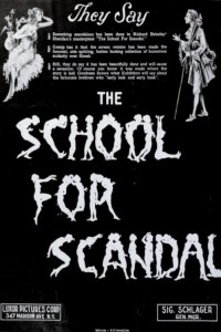 Película The School for Scandal