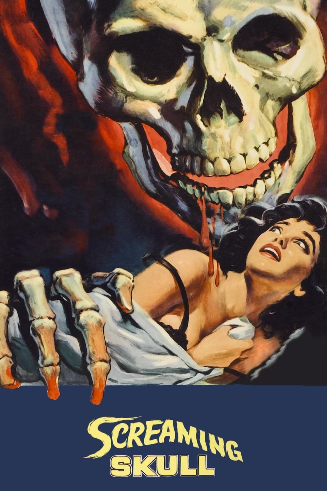 Poster de THE SCREAMING SKULL en inglés
