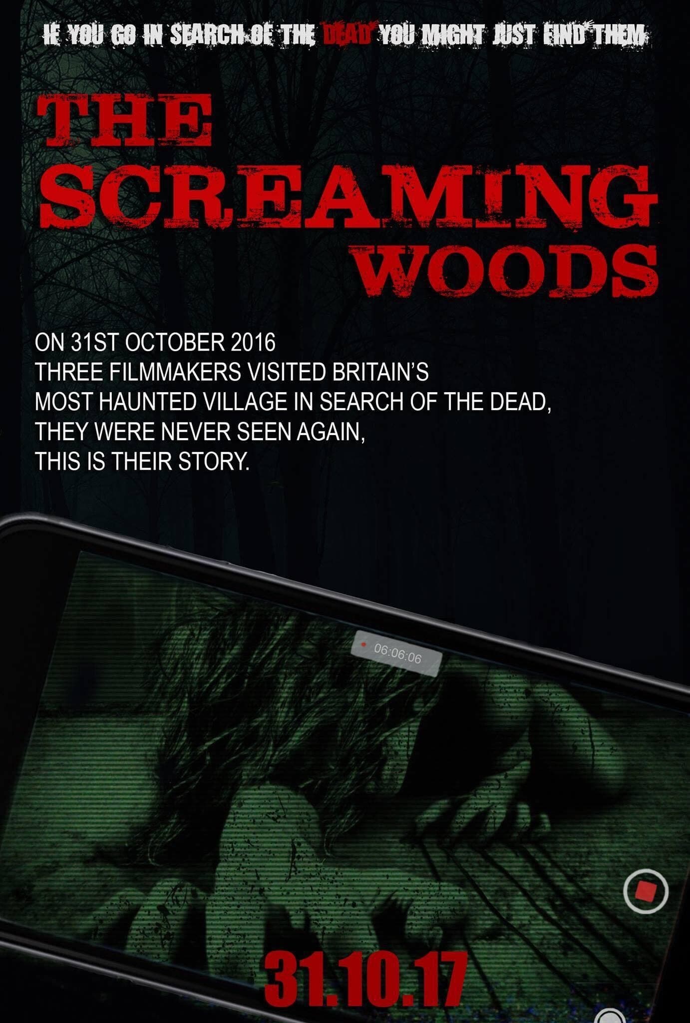 Poster de THE SCREAMING WOODS en inglés