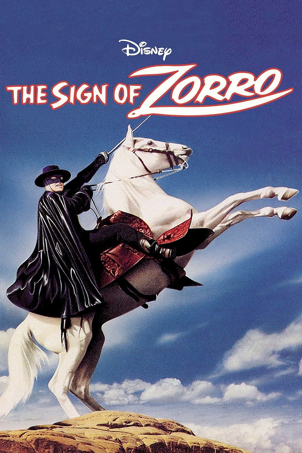 Poster de THE SIGN OF ZORRO en inglés