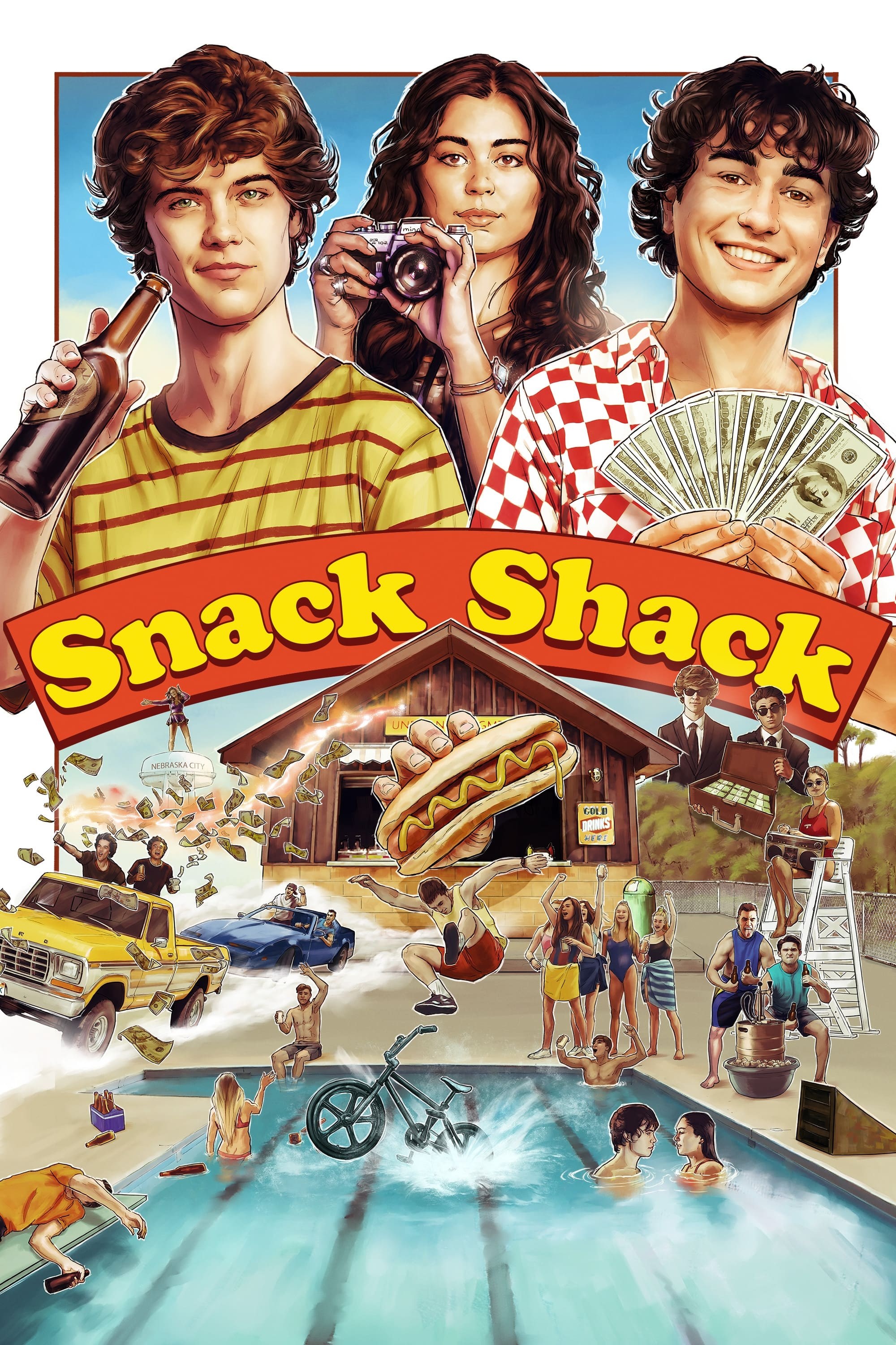 Poster de SNACK SHACK en inglés